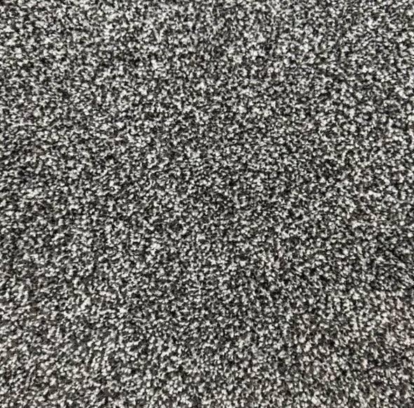 Black flecked carpet sample.