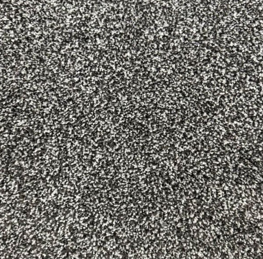 Black flecked carpet sample.