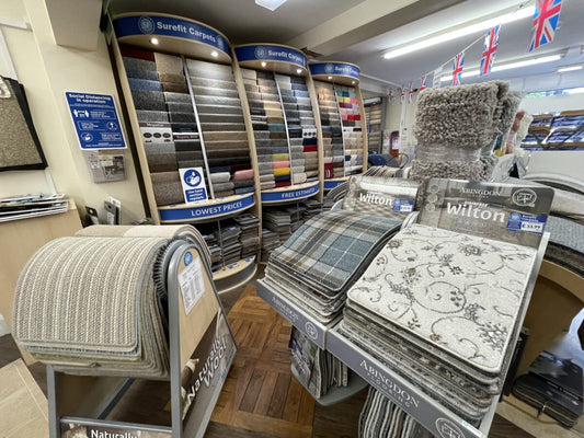 Our carpet showroom in Doncaster.