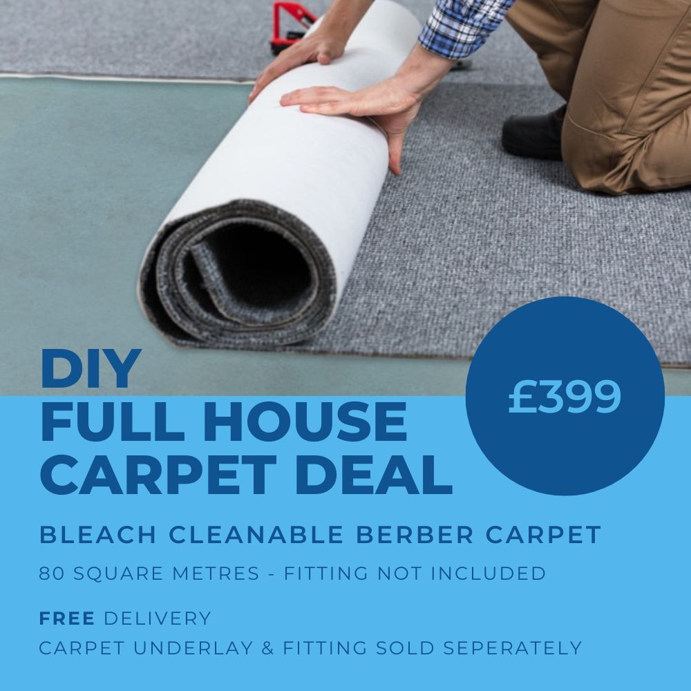 Full house carpet deals from £399 at Surefit Carpets Doncaster.