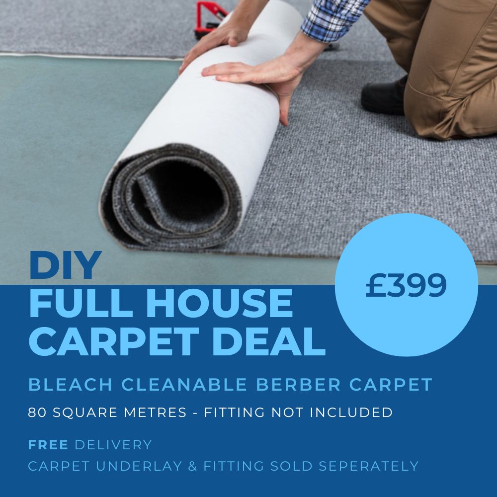 Supply Only Full House Carpet Deal, Fitting sold seperately.