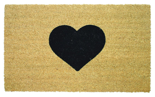 Heart Coir Mat