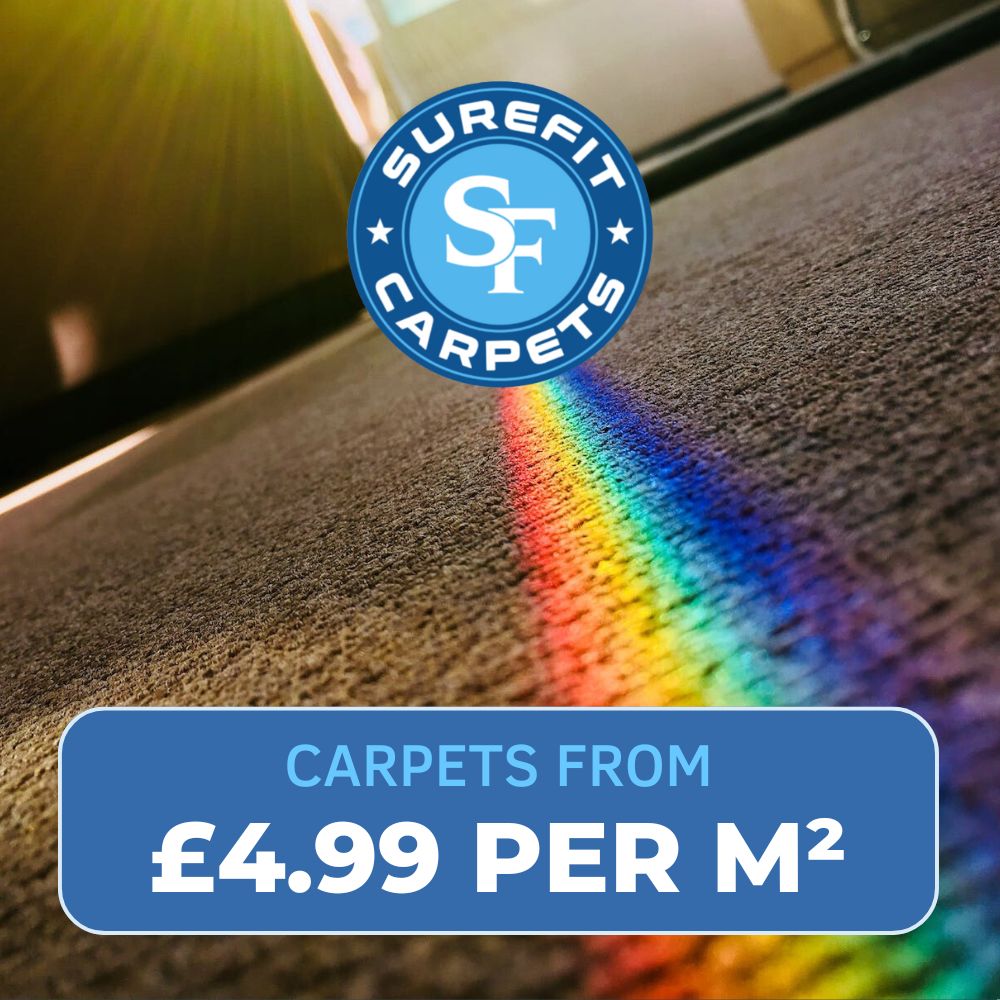 Carpet from £4.99 per square metre!