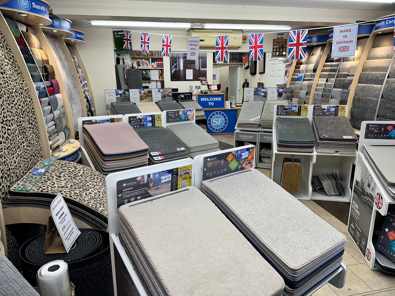 Surefit Carpets Doncaster's Carpet & Flooring Showroom.