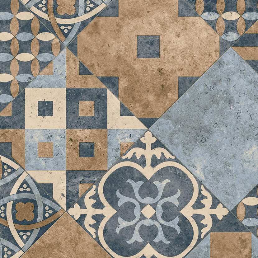 Tarkett Goliath Vinyl Zaragoza Tile Indigo