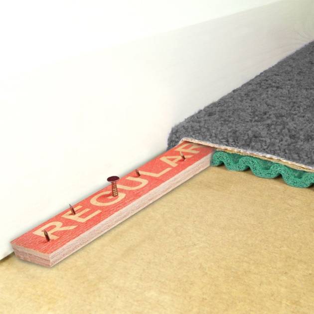 Wood Carpet Gripper Installation