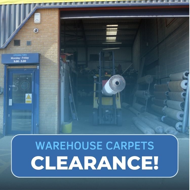 Warehouse carpets clearance!