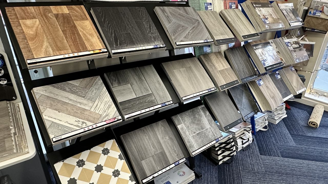 Vinyl flooring for sale at Surefit Carpets Doncaster.