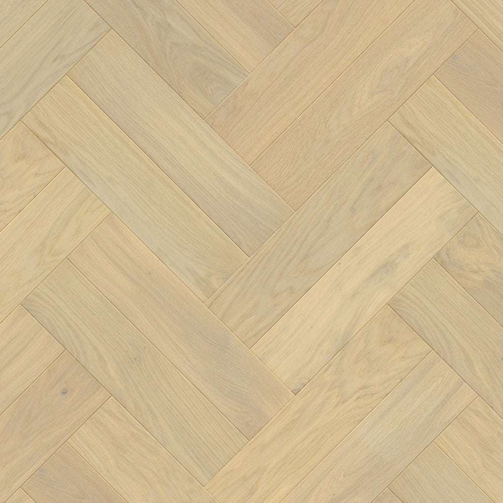 Disegno Hardwood Flooring Creamy Oak Herringbone