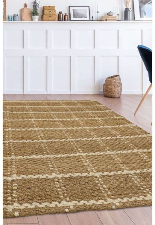 Jute Check Rug