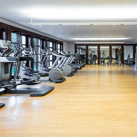 Leisure and fitness flooring available for gyms and sports centres from Surefit Carpets Doncaster.