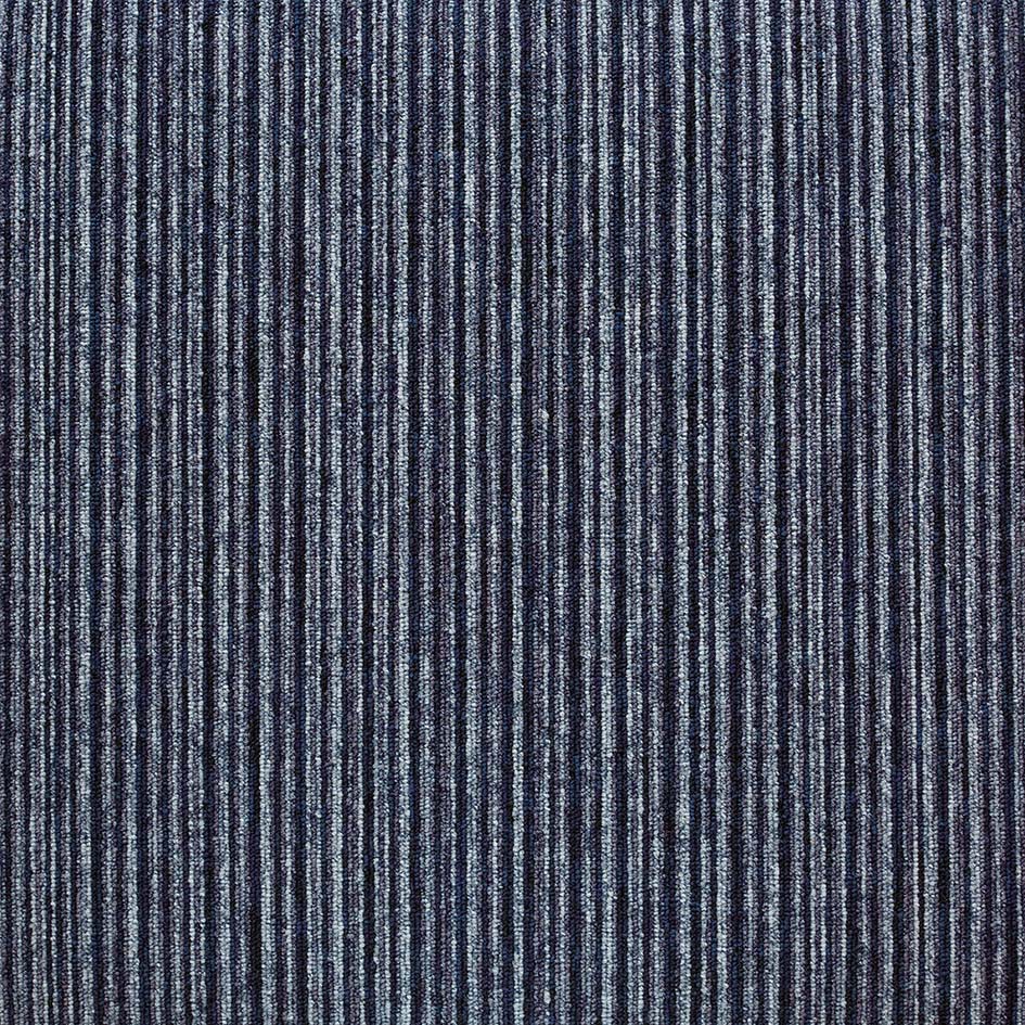 Burmatex Tivoli Multiline Carpet Tile Great Barrier Blue