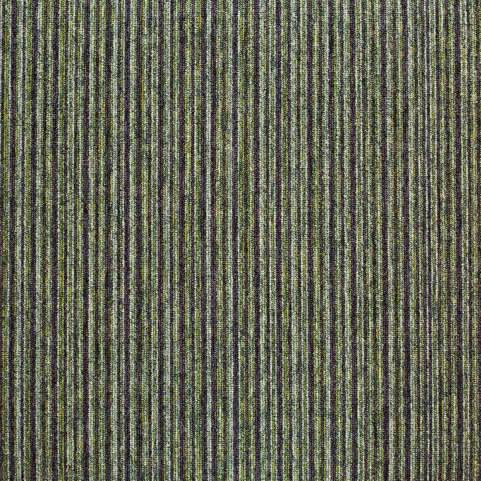 Burmatex Tivoli Multiline Carpet Tile Palm Green