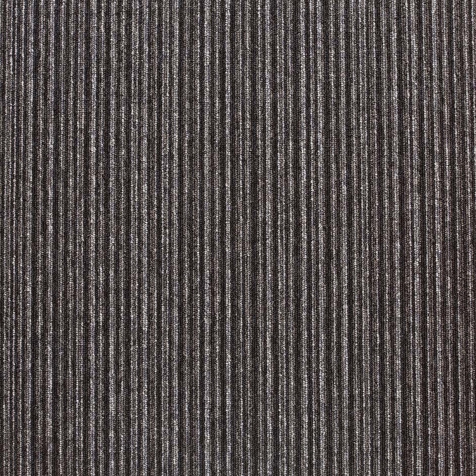 Burmatex Tivoli Multiline Carpet Tile Tenerife Black